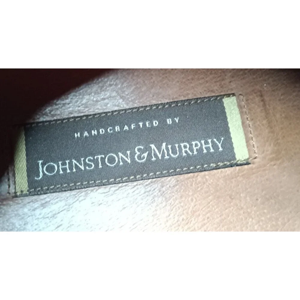Johnston Murphy Monk Strap Brown  Leather Dress Shoes Men's Size 11.5